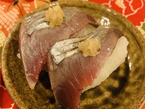 カツオの炙り寿司